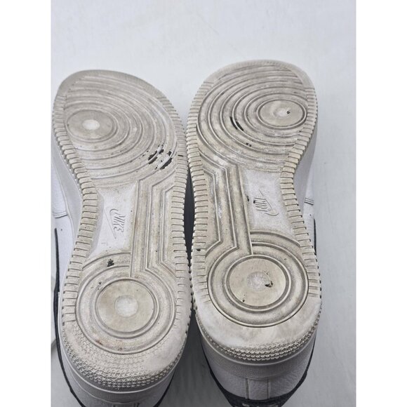 Nike Air Force 1 '07 Shoes Mens Size 12 White Black Low Leather AF1 CT2302-100 - Picture 13 of 14